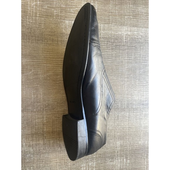 ALDO Men\'s Black Oxford Dress Shoe Palia Monk-Strap Dress Loafer Sz 12 main image 5